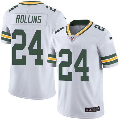 Nike Packers #24 Quinten Rollins White Men's Stitched NFL Vapor Untouchable Limited Jersey